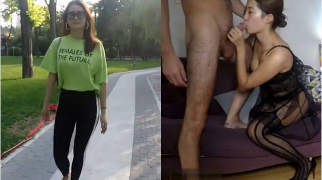来自北京美女模特瑶瑶与意大利帅哥男友}
